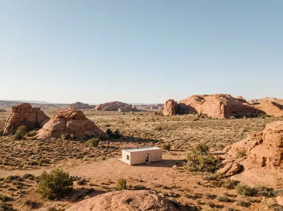 In the desert