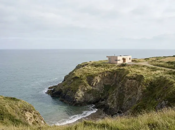 On a clifftop