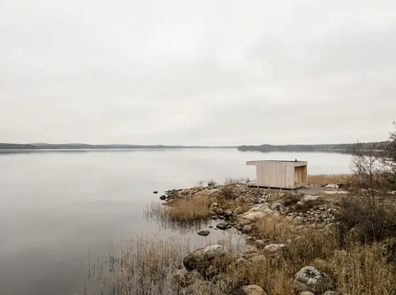 On a lake